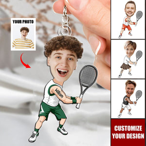 I Don't Always Play Tennis - Personalized Acrylic Keychain