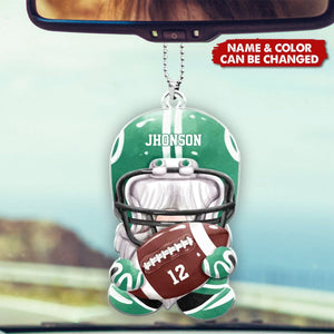 Funny Dwarf American Football Personalized Acrylic Ornament, Gift For American Football Lover